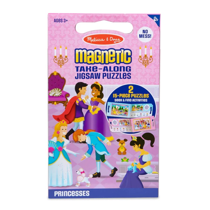 [2 ลาย 15 ชิ้น] รุ่น 32831 จิ๊กซอว์แม่เหล็ก รุ่นเจ้าหญิง Melissa & Doug Magnetic Jigsaw Puzzles - Princesses รีวิวดีใน Amazon USA ไม่เหมือนใคร