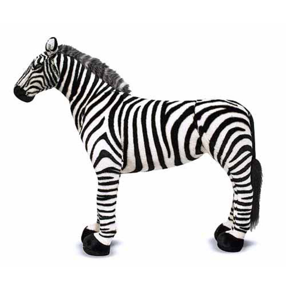 stuffed zebra toy