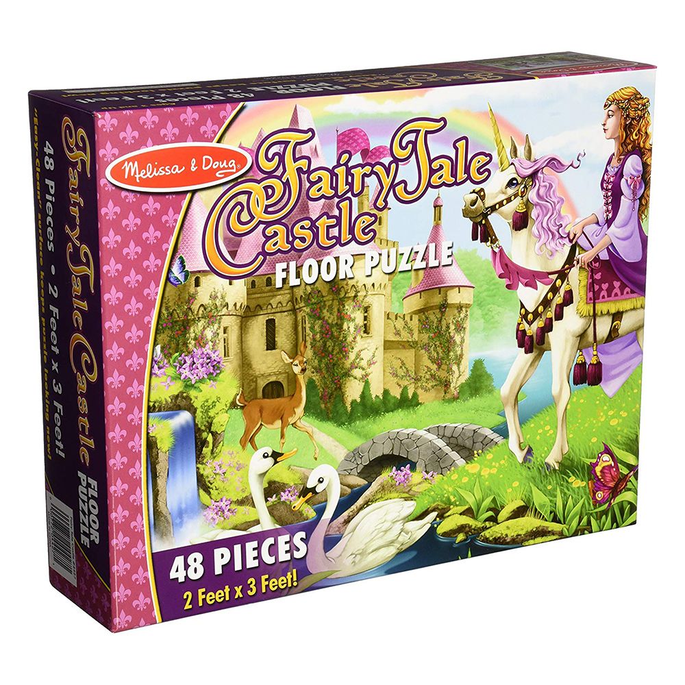 Melissa & Doug รุ่น 4427 Floor Puzzle Fairy Tale Castle 48 pc ชุดจิ๊กซอจัมโบ้ 48 รุ่นเจ้าหญิง