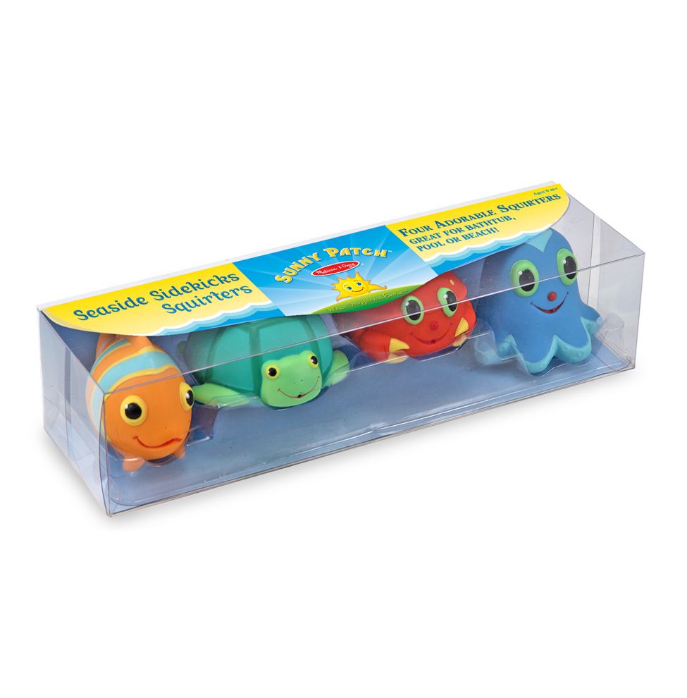 Melissa & Doug รุ่น 6435 Seaside Sidekick Water toy ชุดตุ๊กตารูปสัตว์บีบน้ำ รุ่นสัตว์ทะเล เหมาะเป็นของเล่นให้ห้องน้ำ เล่นในสระหรือเล่นในทะเล        (copy)