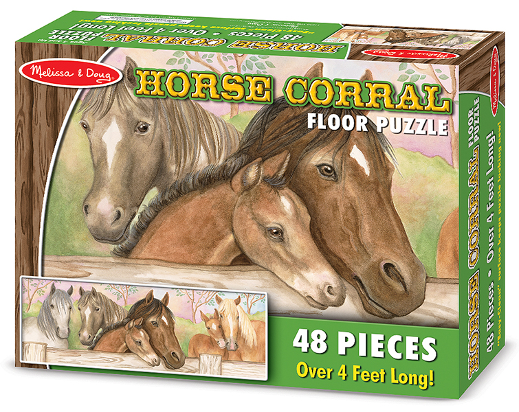4414 Horse Corral Floor Puzzle - 48 pieces