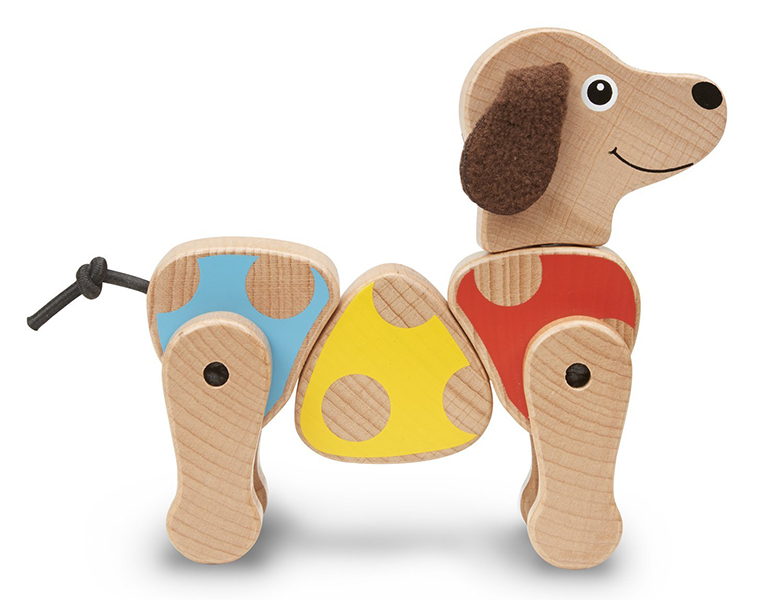 9399 Puppy Wooden Grasping Toy