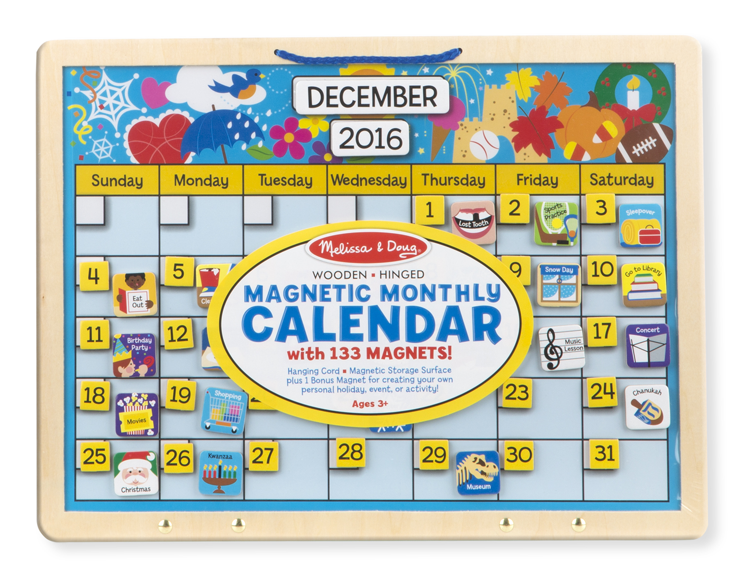 5058 Magnetic Monthly Calendar