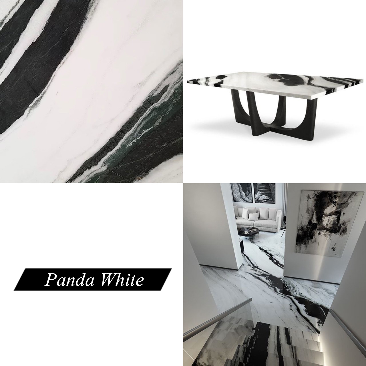 Panda White marble