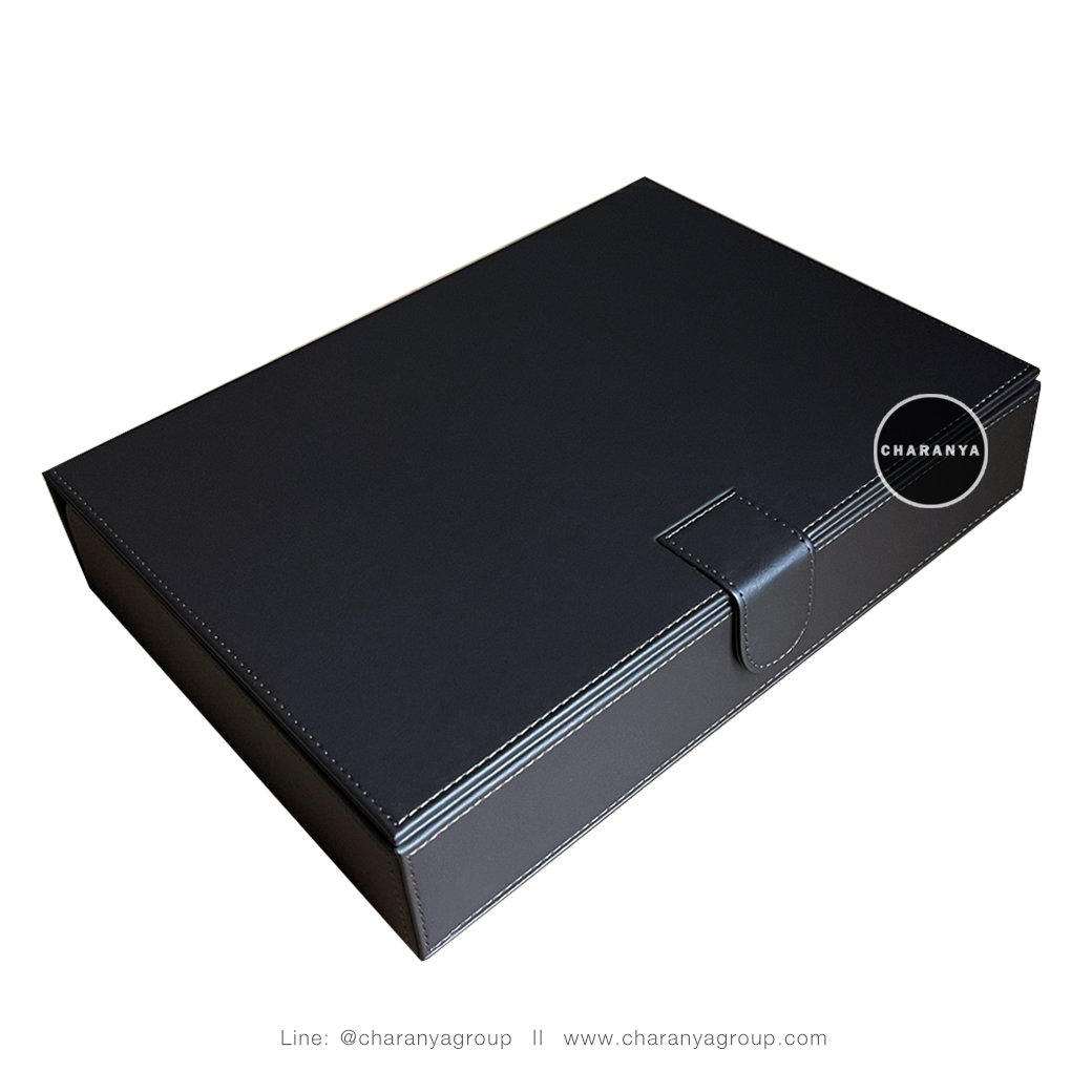 Leather Premuim Box Size M : กล่องหนังใส่ของอเนกประสงค์ เกรดพรีเมี่ยม