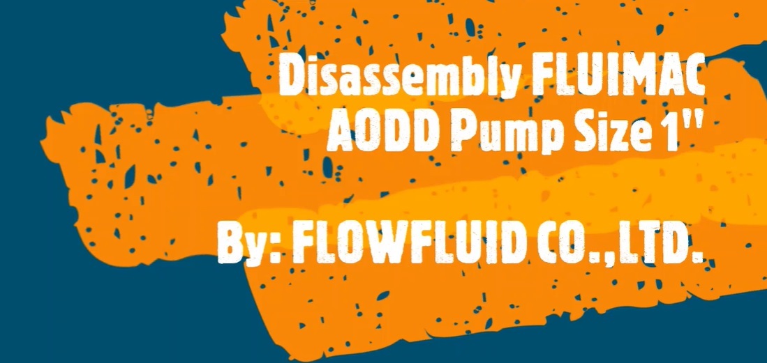 Disassembly FLUIMAC Air Operated Double Diaphragm Pump (AODD PUMP) _P160P
