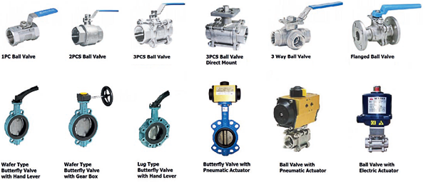 INDUSTRIAL BALL AND BUTTERFLY VALVE - flowfluid