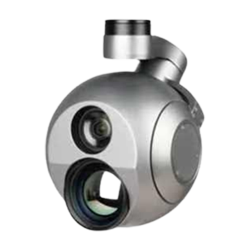 Gimbal camera with gray colour on the left side