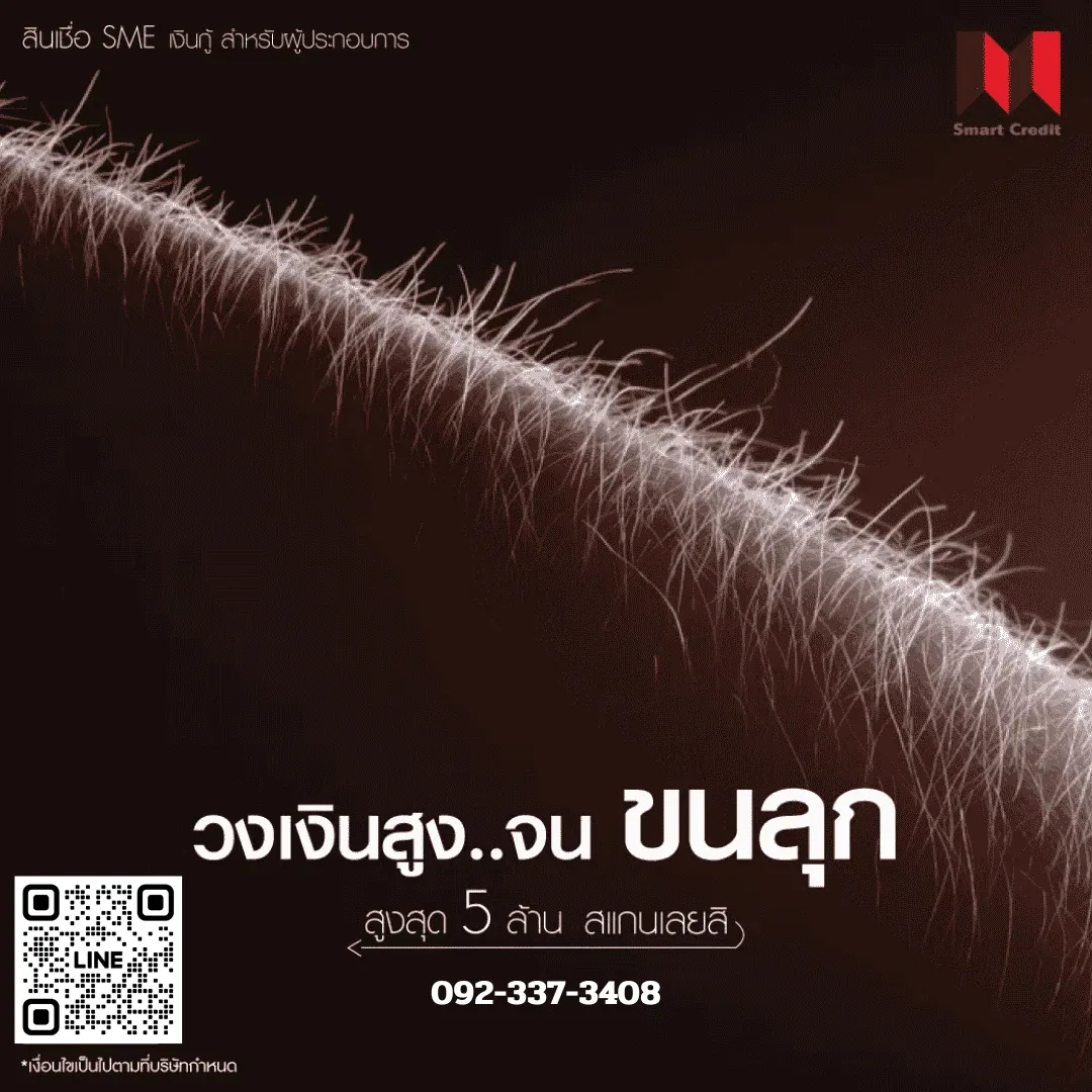 สินเชื่อธุรกิจSMEไม่มีหลักทรัพย์ค้ำประกัน