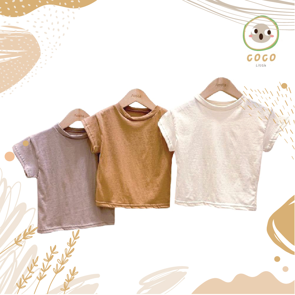 COCO BY PAPA เสื้อยืดคอกลม เสื้อผ้าเด็กแฟชั่น Home Land T-Shirt เสื้อยืดสำหรับวันสบายๆ ผ้านุ่มเด้ง