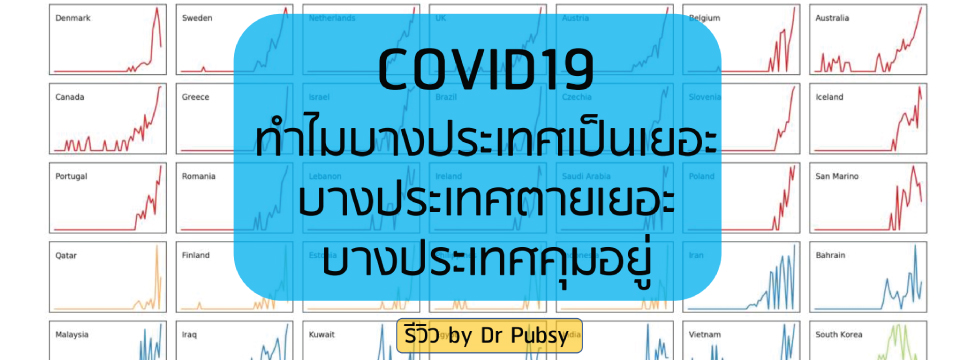 COVID-19 ทำไมแต่ละประเทศต่างกัน