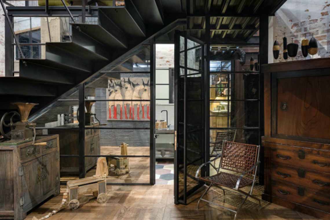 ไอเดีย ตะแกรงเหล็กฉีก Modern loft style industry