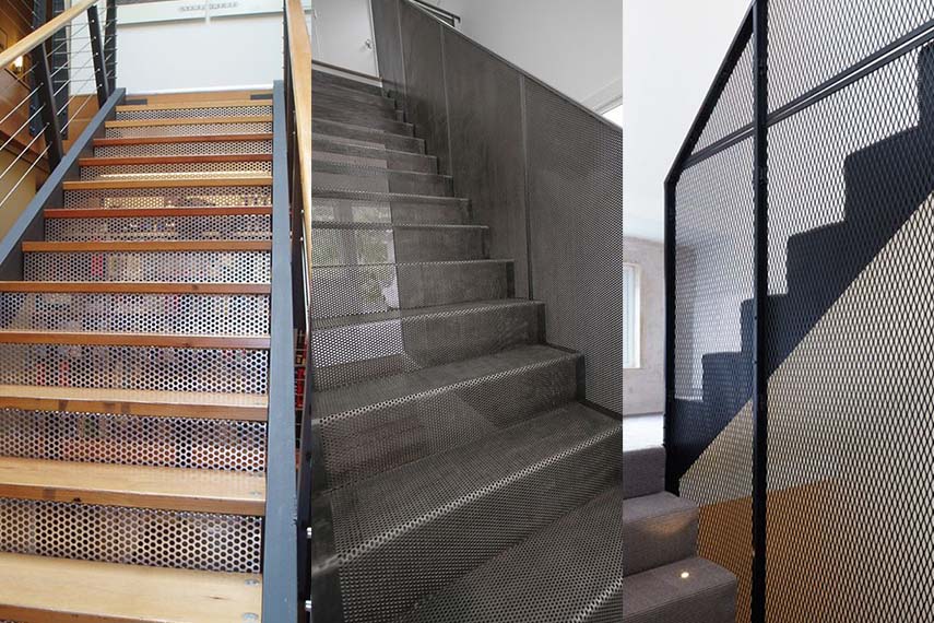 ไอเดีย บันไดตะแกรงเหล็กฉีก1