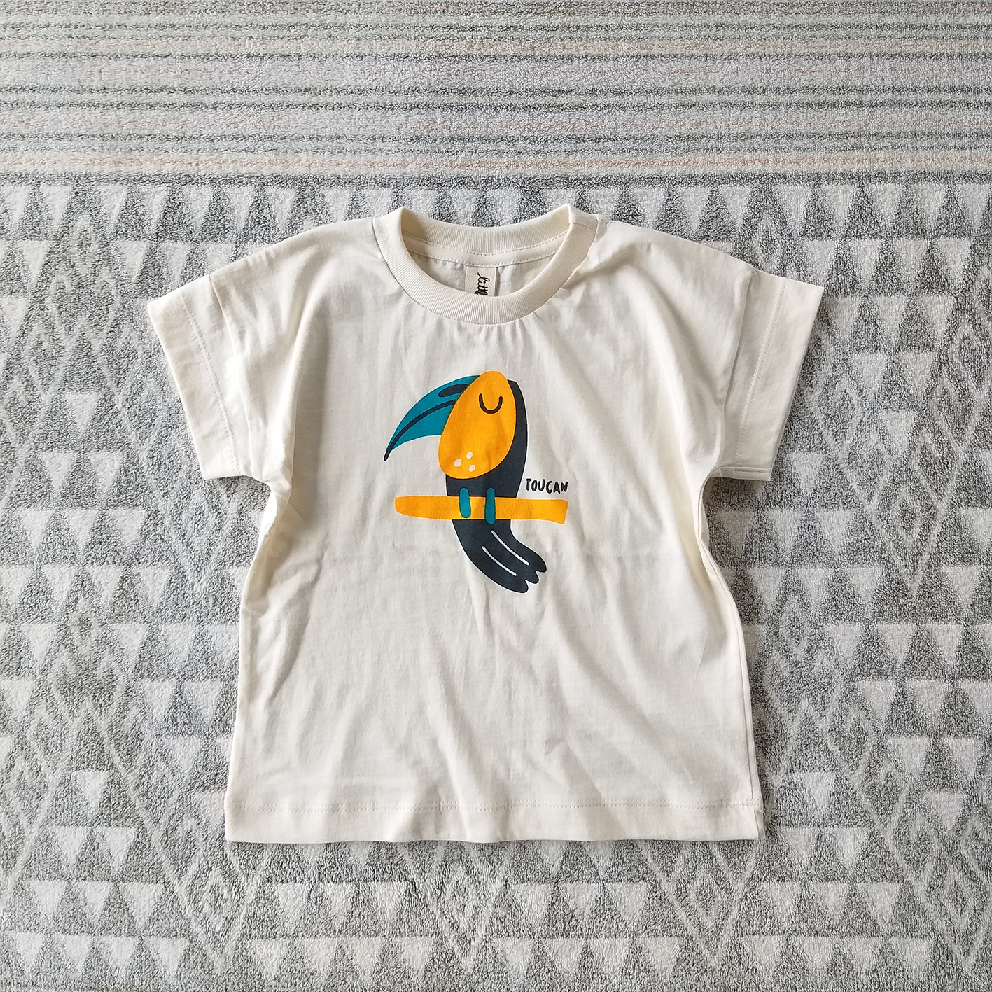 TUCAN LOOSE FIT SHIRTS / 100% RAW COTTON CREAM