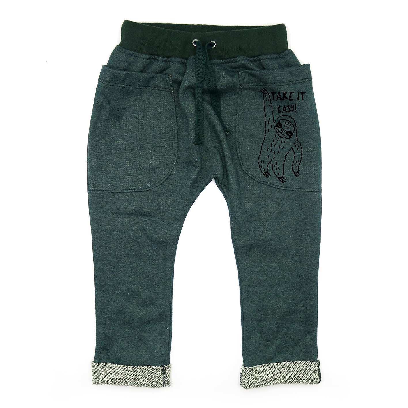 BABY&KIDS LP0524 [D] 0M.-7Y. TAKE IT EASY ROLL UP SLOUCH PANTS
