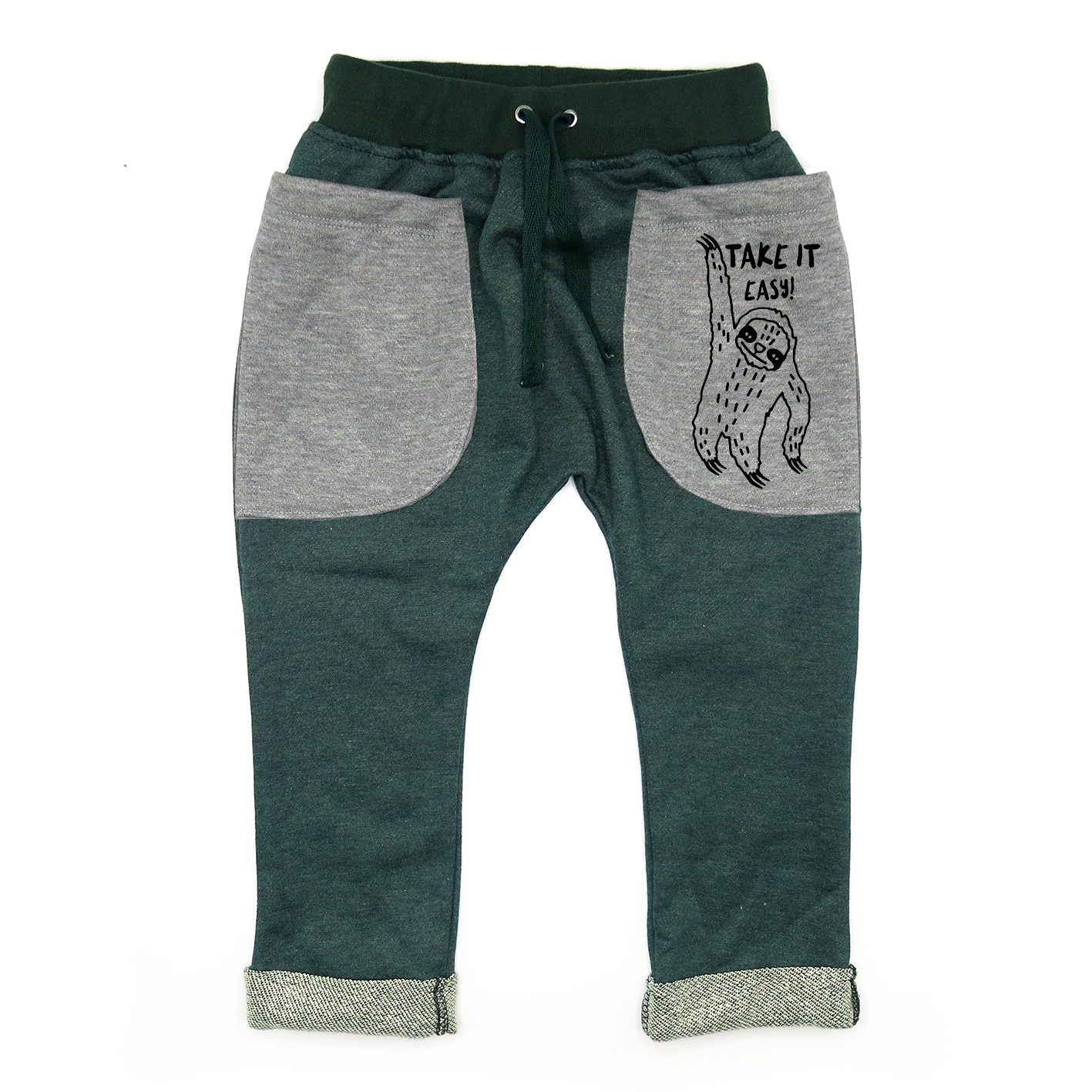 BABY&KIDS LP0523 [D] 0M.-7Y. TAKE IT EASY ROLL UP SLOUCH PANTS