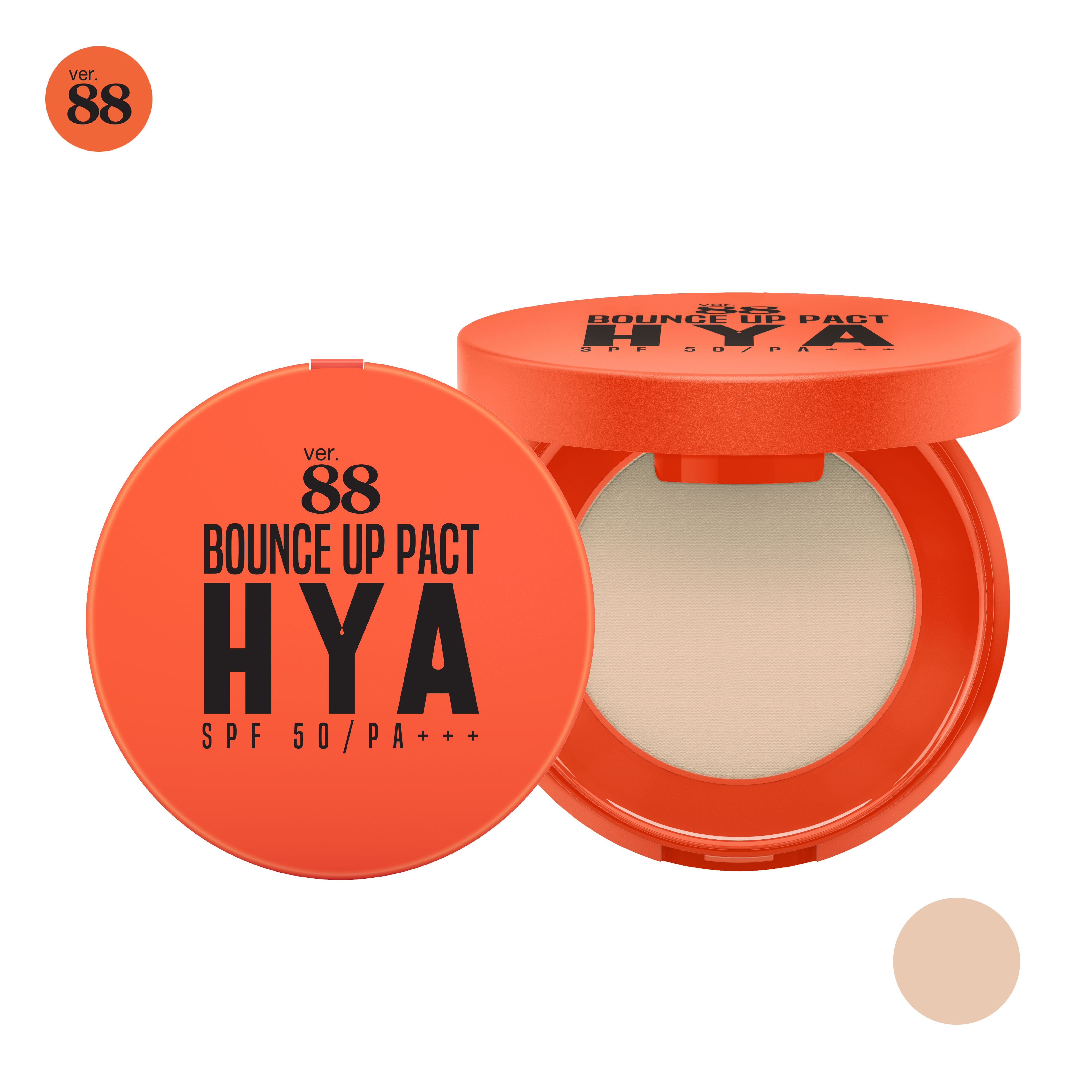 Bounce Up Pact HYA SPF 50/PA +++ แป้งดินน้ำมัน ไฮยา  (5g.)