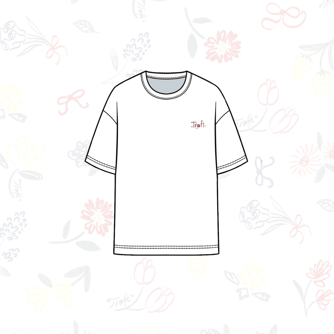 Trofi Flower Love ロングTシャツ TROFI Flower Love Tee