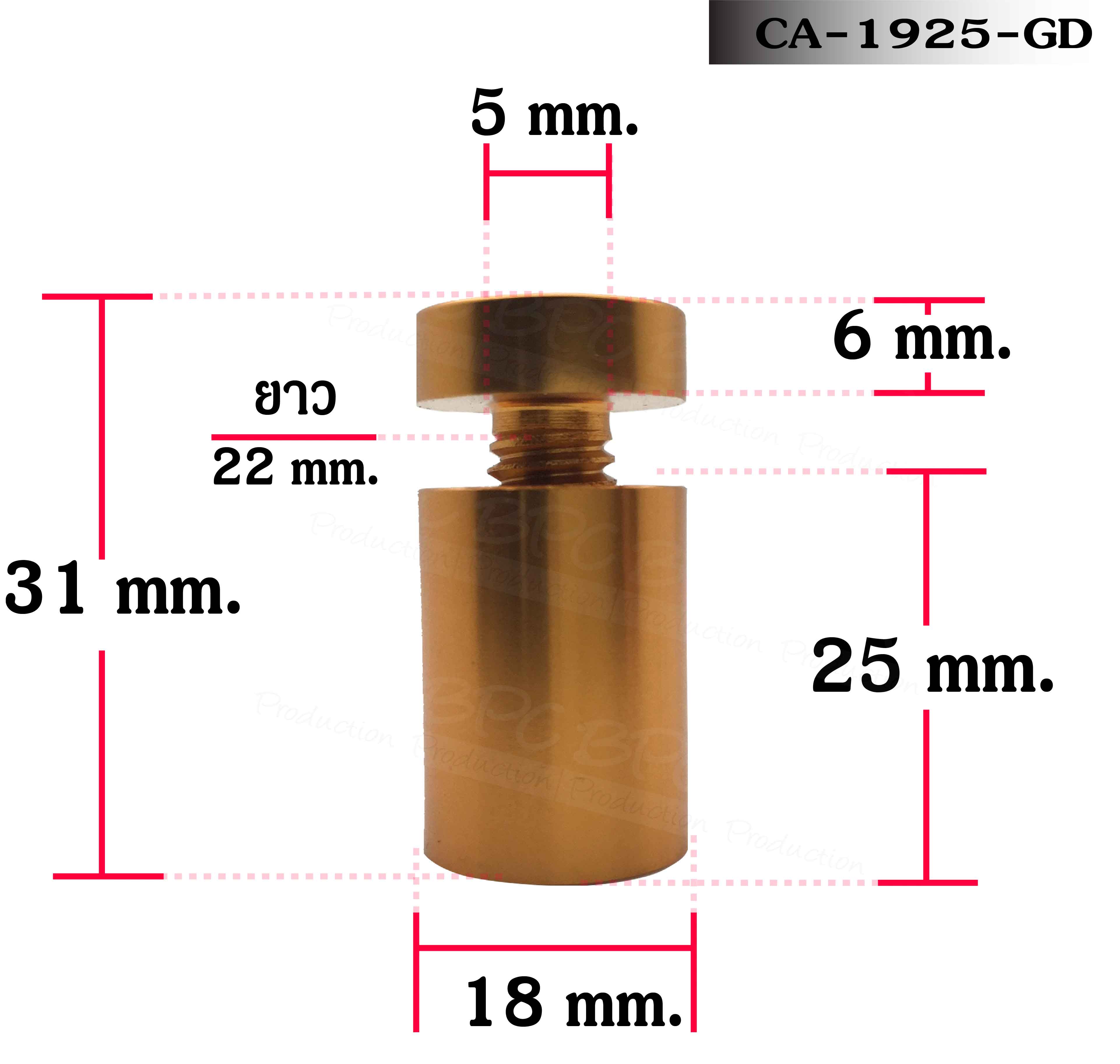 Nut bolt 19 mm polished(copy)(copy)(copy)(copy)