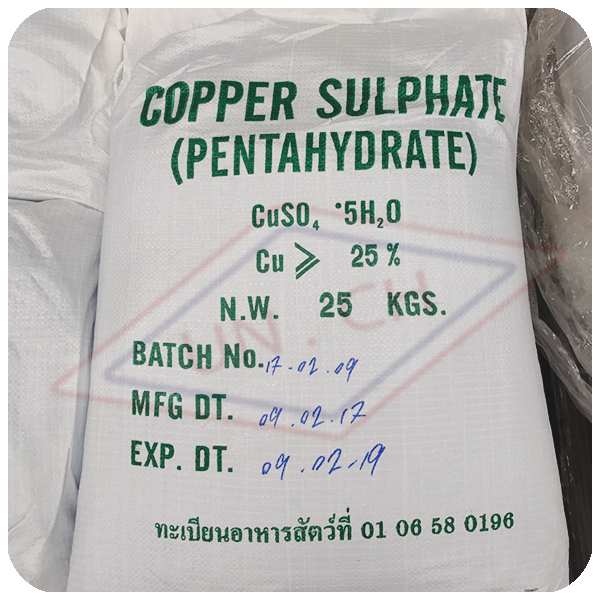 Copper sulfate Unching