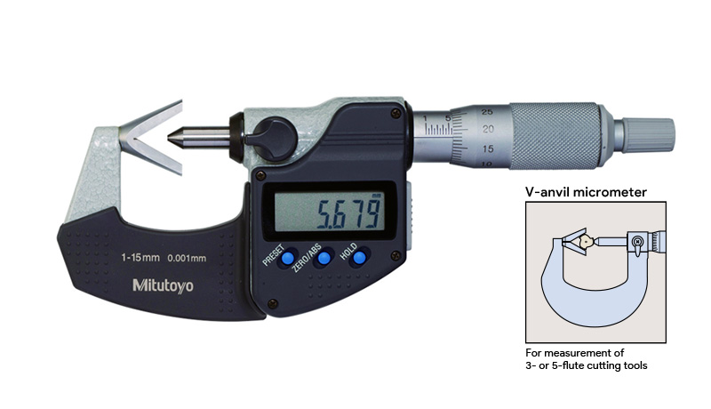 V-Anvil Micrometers (Mitutoyo)