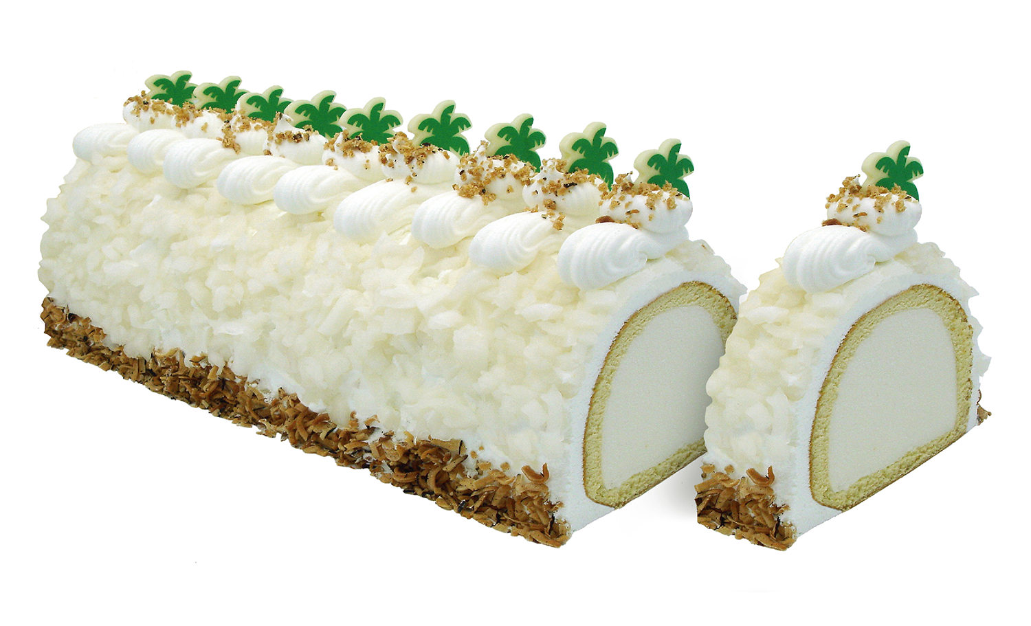 Bud's Ice Cream Cake Roll Young Coconut (2 Lb.)