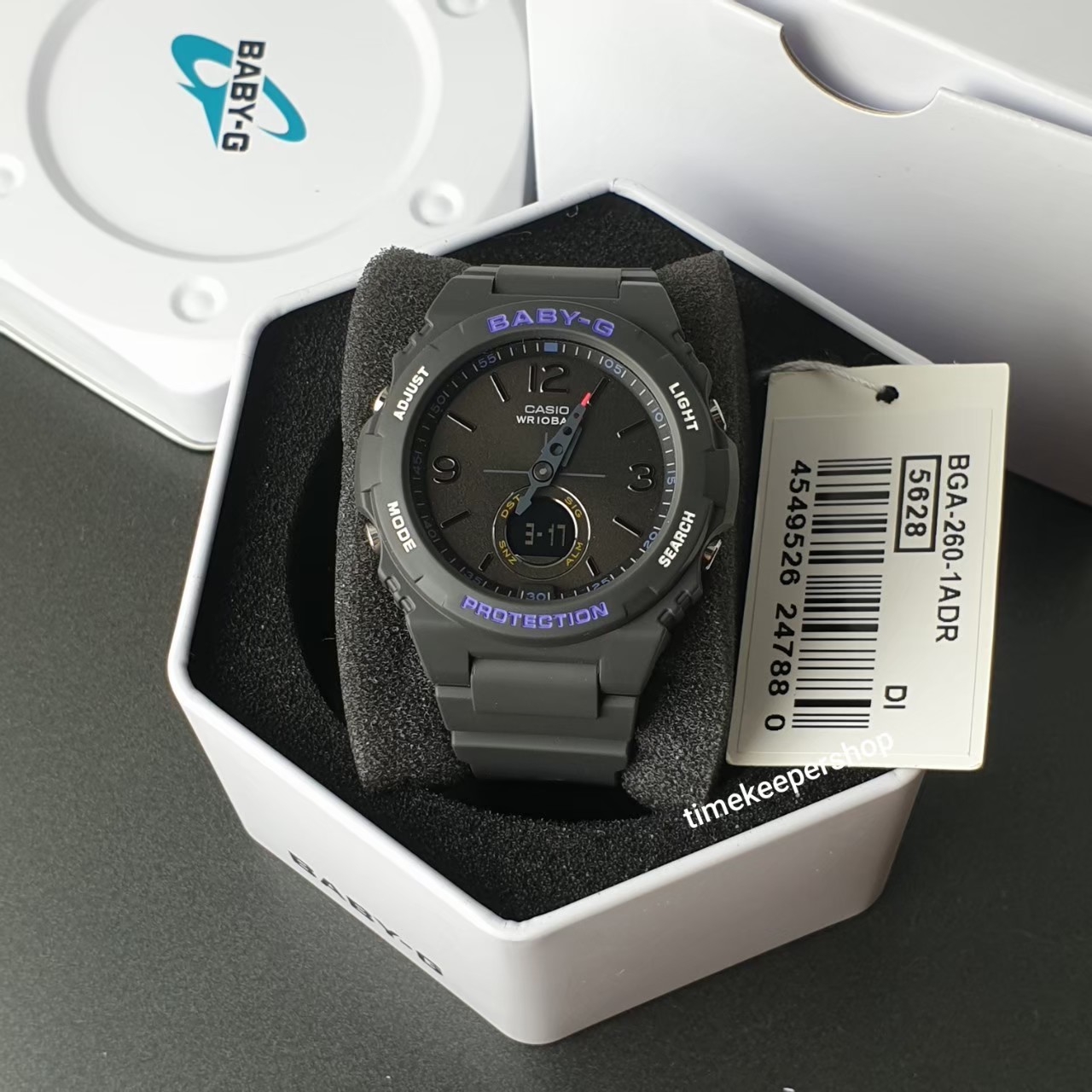 S3804BABY-G  腕時計 BGA-260SC-1AJF　ブラック CASIO BABY-G BGA-260-1AJF ブラック
