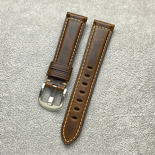 Discount Good Looking Leather 20 mm Watch Strap Replacement N25013G_K0025445