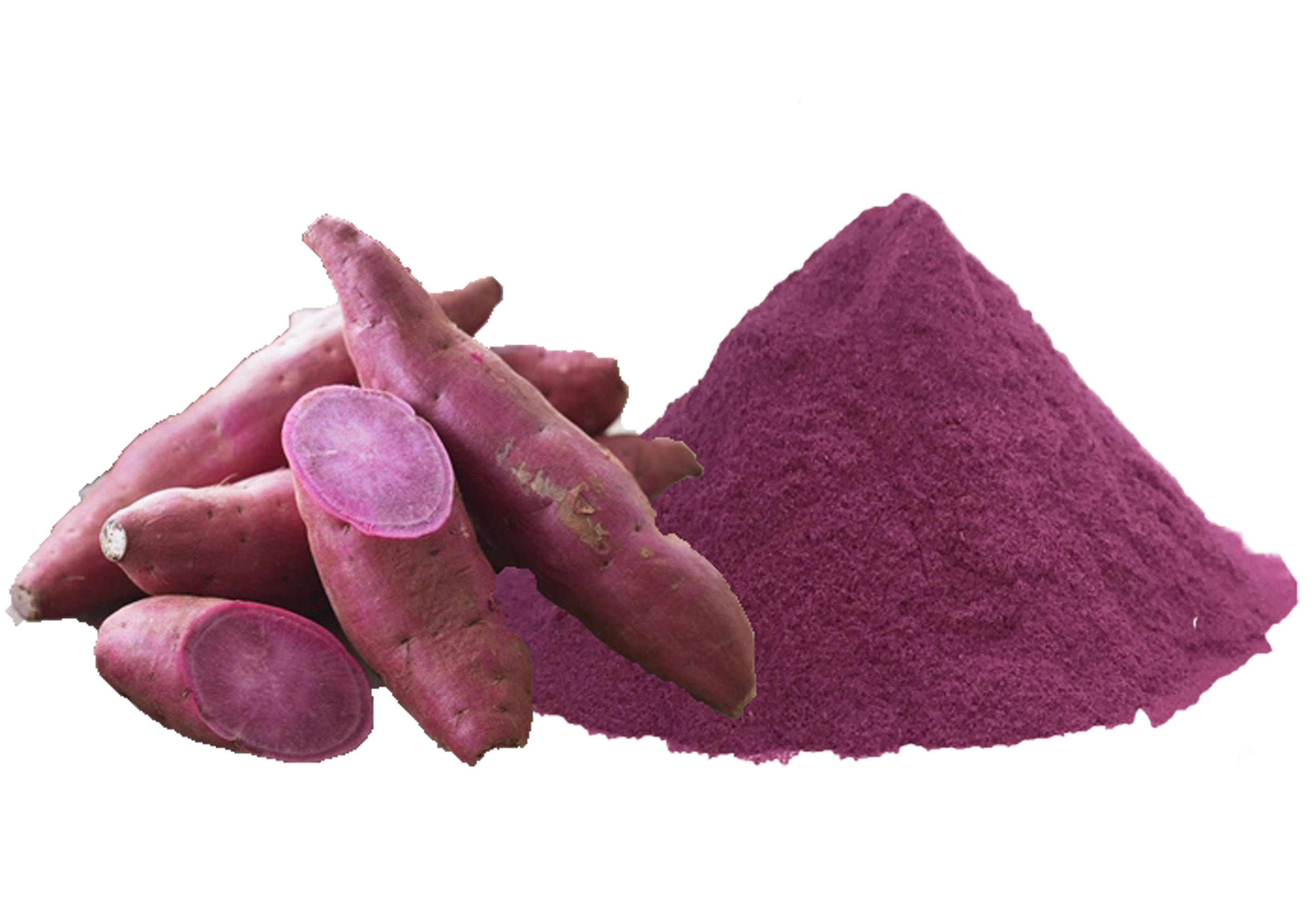 Dry sweet potato powder-Purple