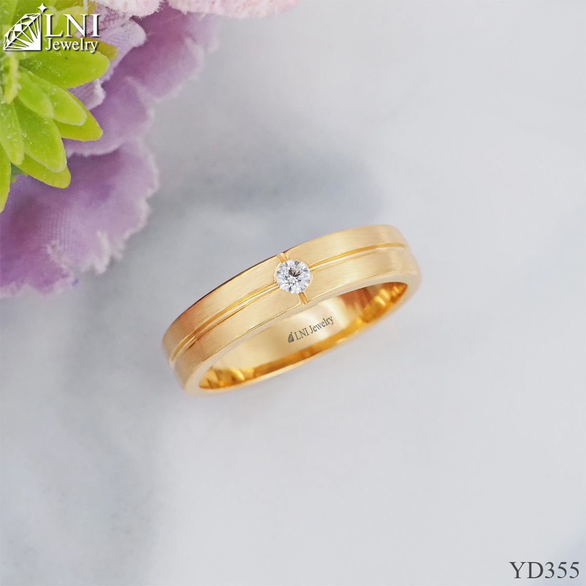 YD355 Single Diamond Ring