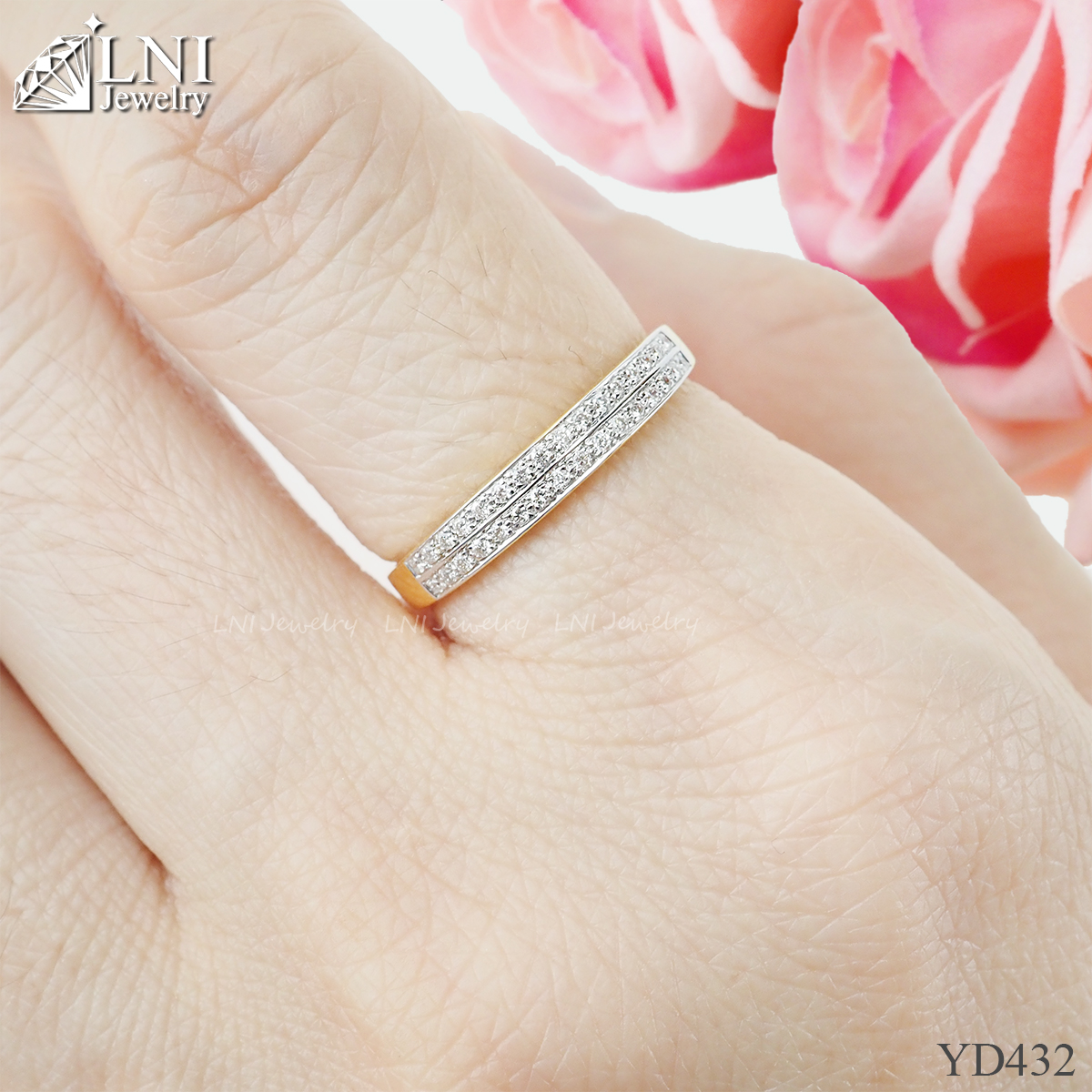YD432 Band Diamond Ring
