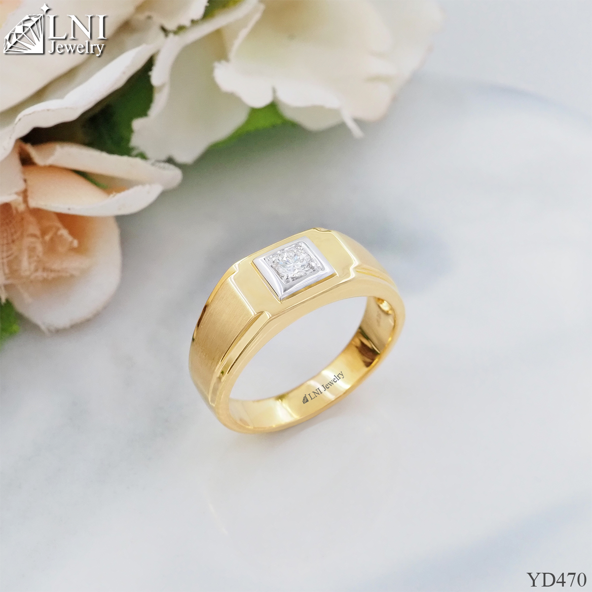 YD470 Single Diamond Ring