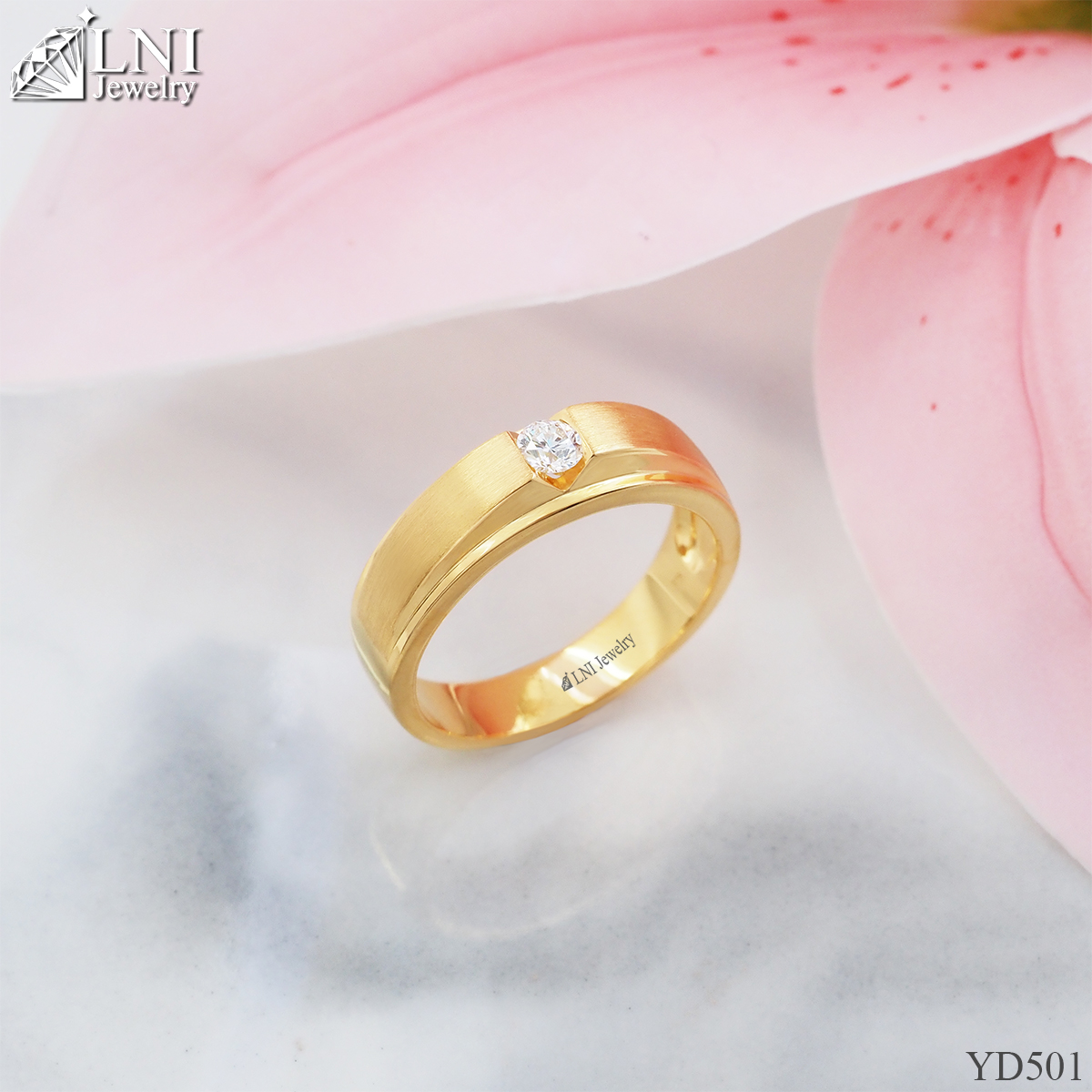 YD501 Single Diamond Ring