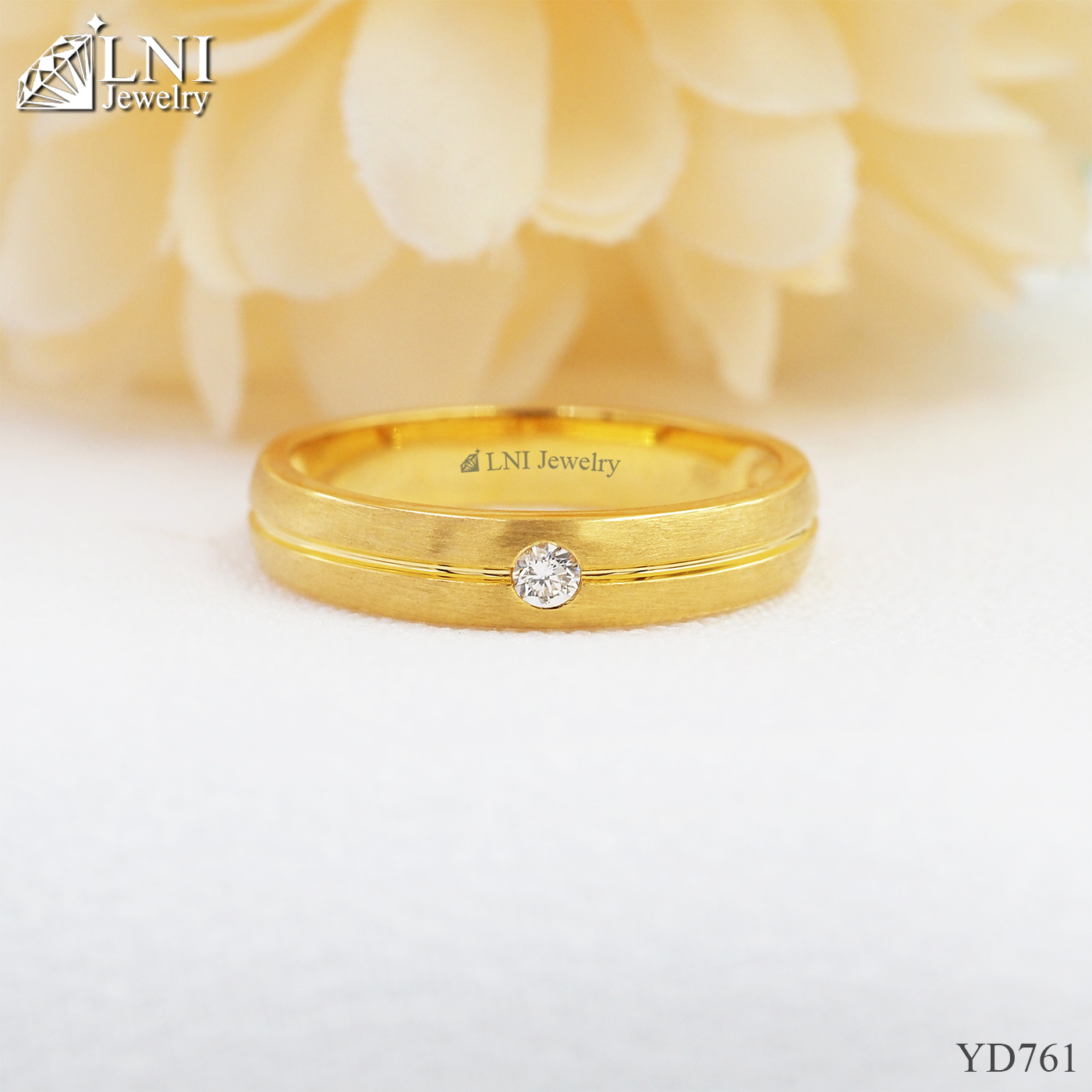 YD761 Single Diamond Ring