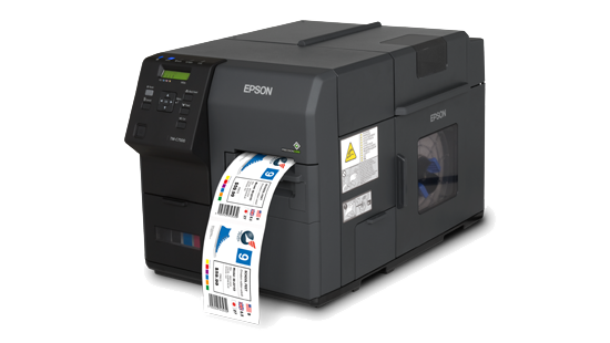 เครื่องพิมพ์บาร์โค้ดสี Epson ColorWorks C7510G