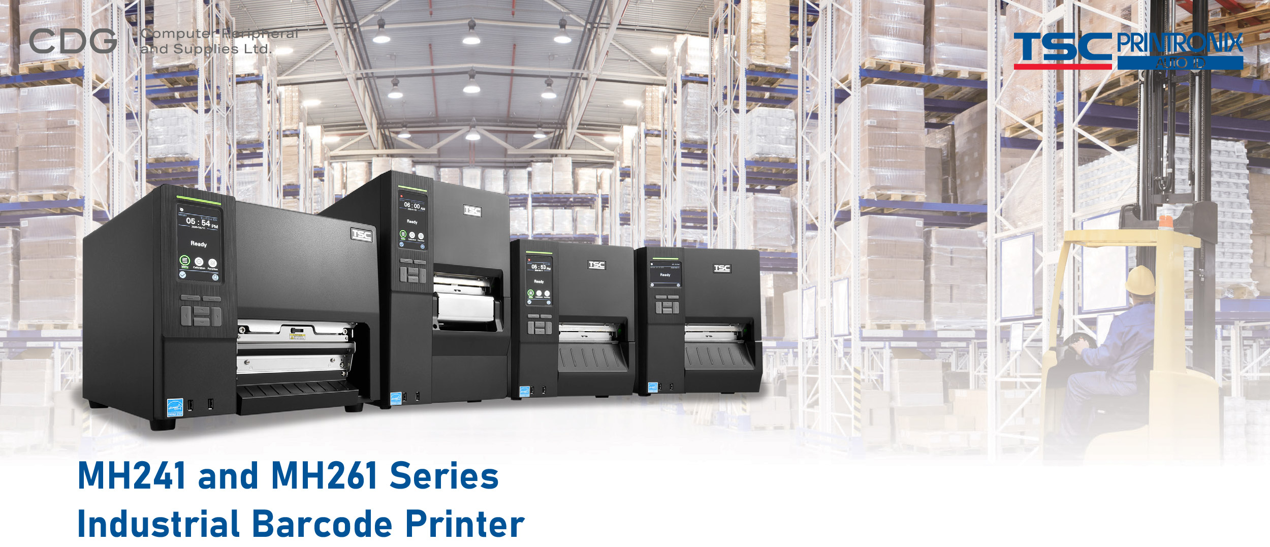 เครื่องพิมพ์บาร์โค้ด TSC MH641 Industrial Printers