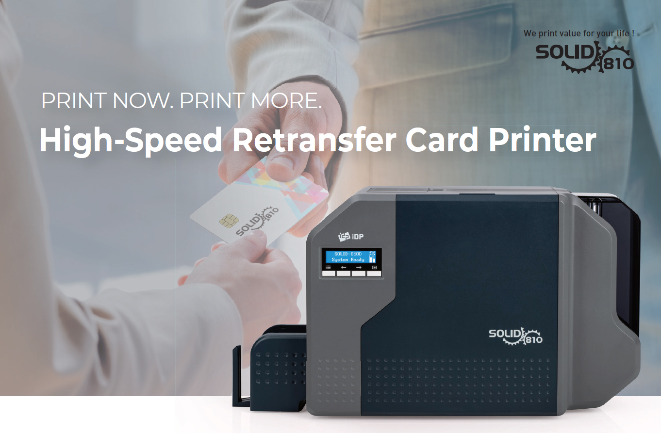 เครื่องพิมพ์บัตร ความเร็วสูง  Card Printer Solid-810
