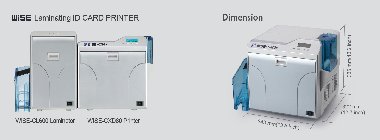 เครื่องพิมพ์บัตร Card Printer IDP WISE CXD80S / CXD80D 