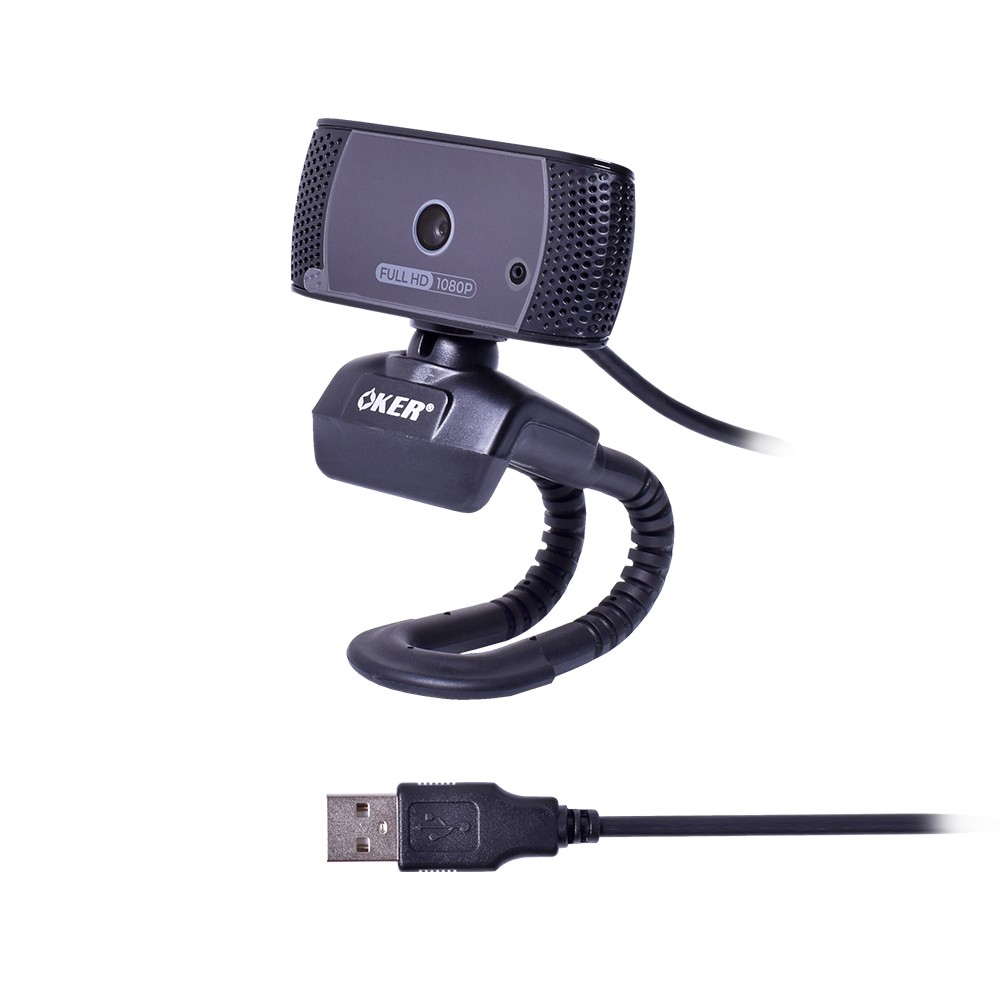 กล้องเว็บแคม OKER แบบหัวเสียบ USB รุ่น A367 ระดับ Full HD
