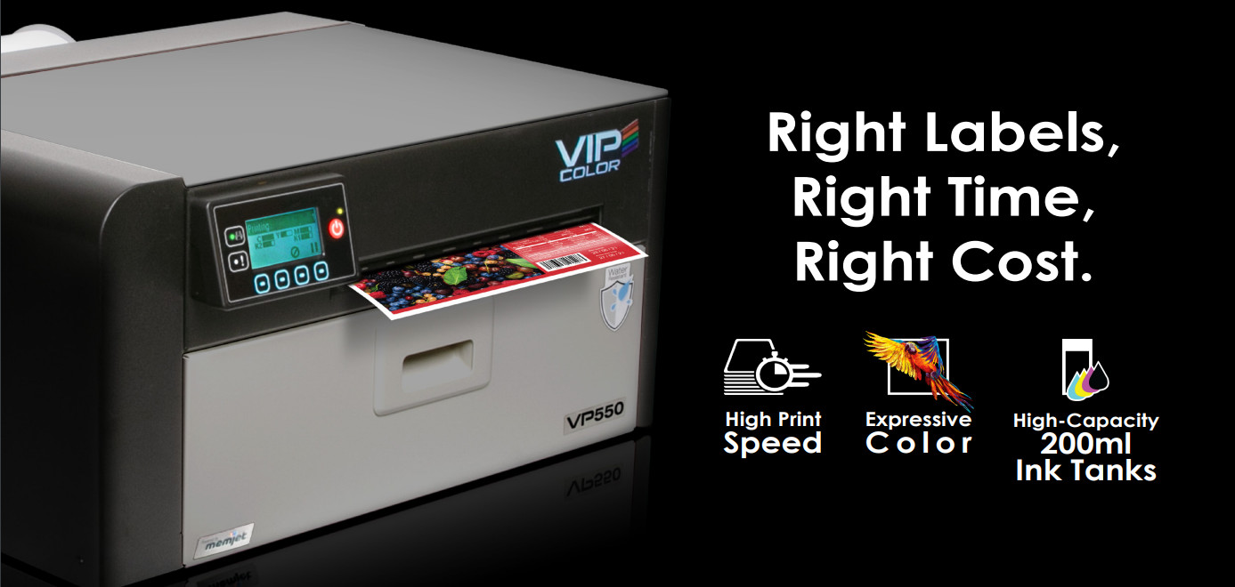 เครื่องพิมพ์สติ๊กเกอร์สี VIP Color รุ่นVP550