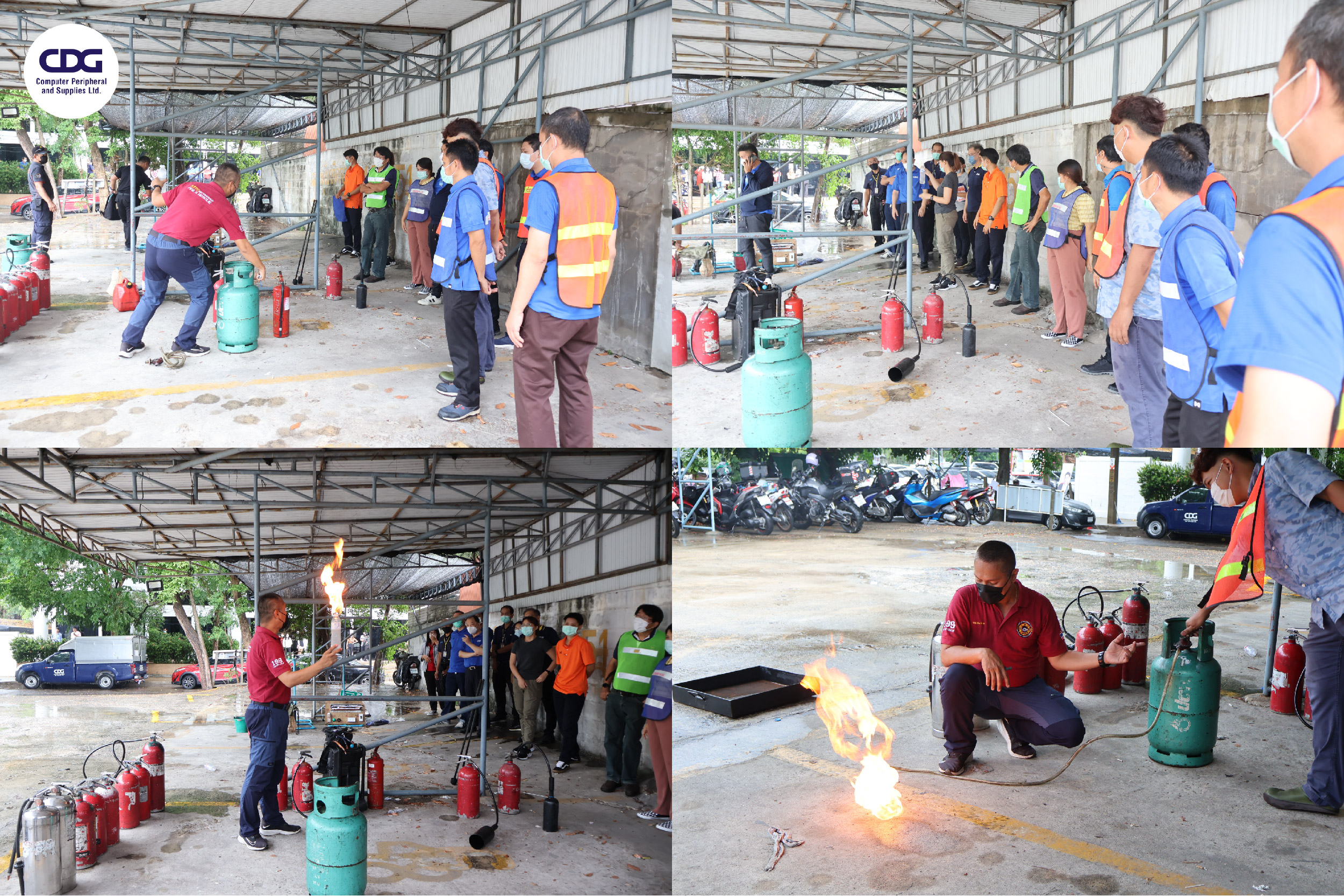 อบรมการฝึกซ้อมดับเพลิง และอพยพหนีไฟ ประจำปี 2023 อบรมการฝึกซ้อมดับเพลิง และอพยพหนีไฟ ประจำปี 2023