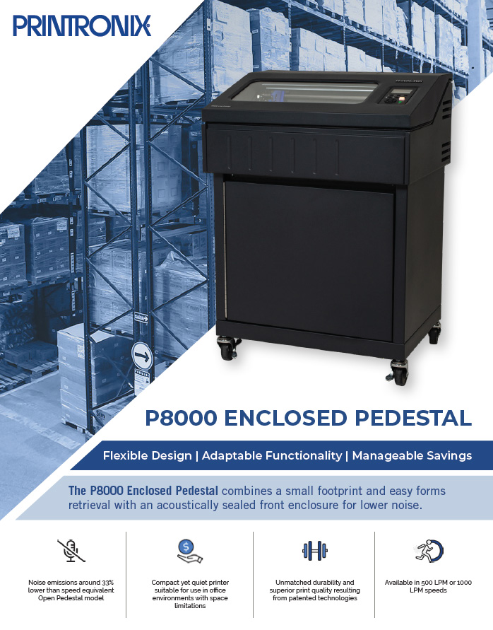 P8000 Enclosed Pedestal