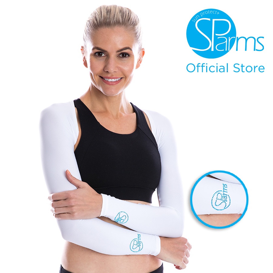 SUN PROTECTION SHOULDER WRAP (Shawl) Crystal Logo sparmsthailand