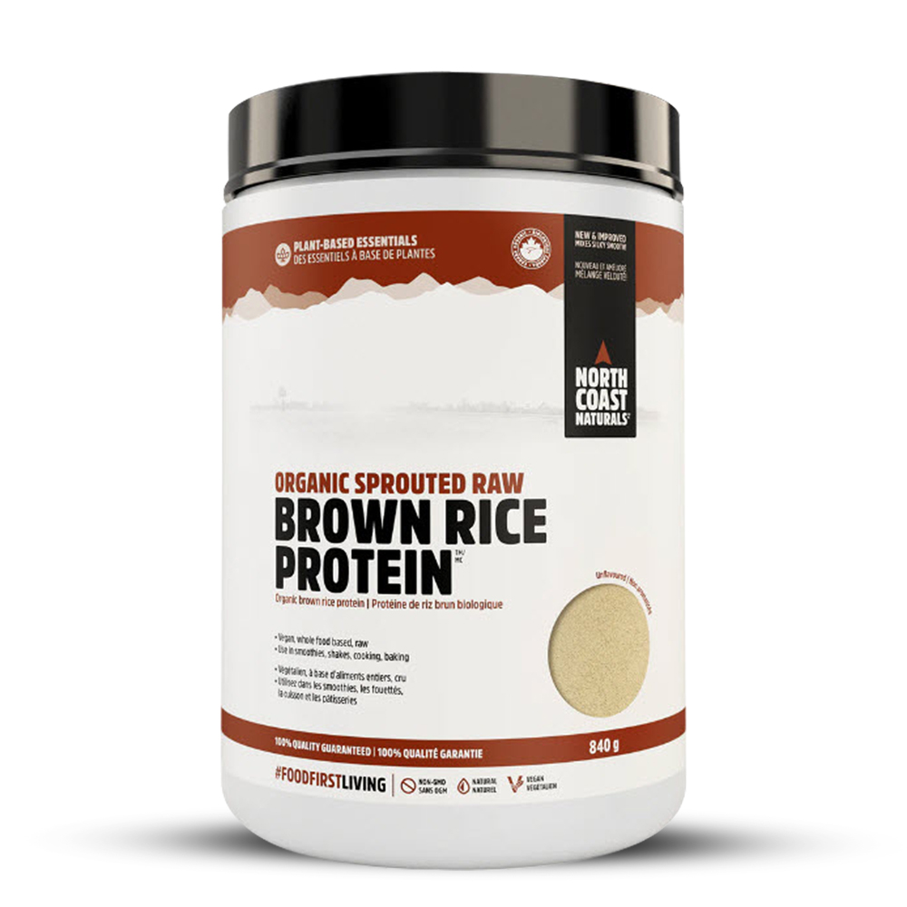 NORTH COAST NATURALS - Organic Sprouted Brown Rice Protein 840 g