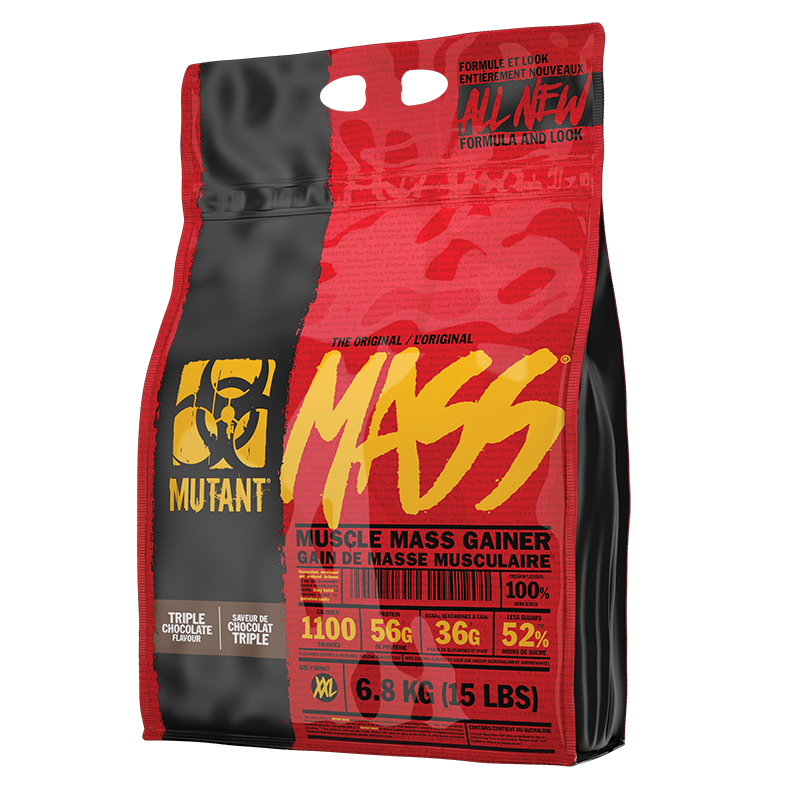 Mutant Mass Muscle Weight Gainer - 15 LB Free MUTANT DELUXE SHAKER