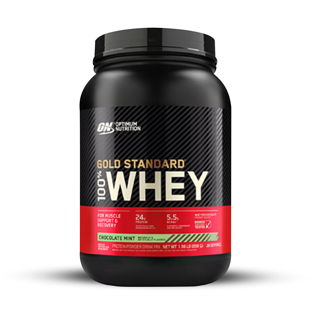 Optimum Nutrition 100% Whey Protein Gold Standard 2 Lbs - Delicious Strawberry