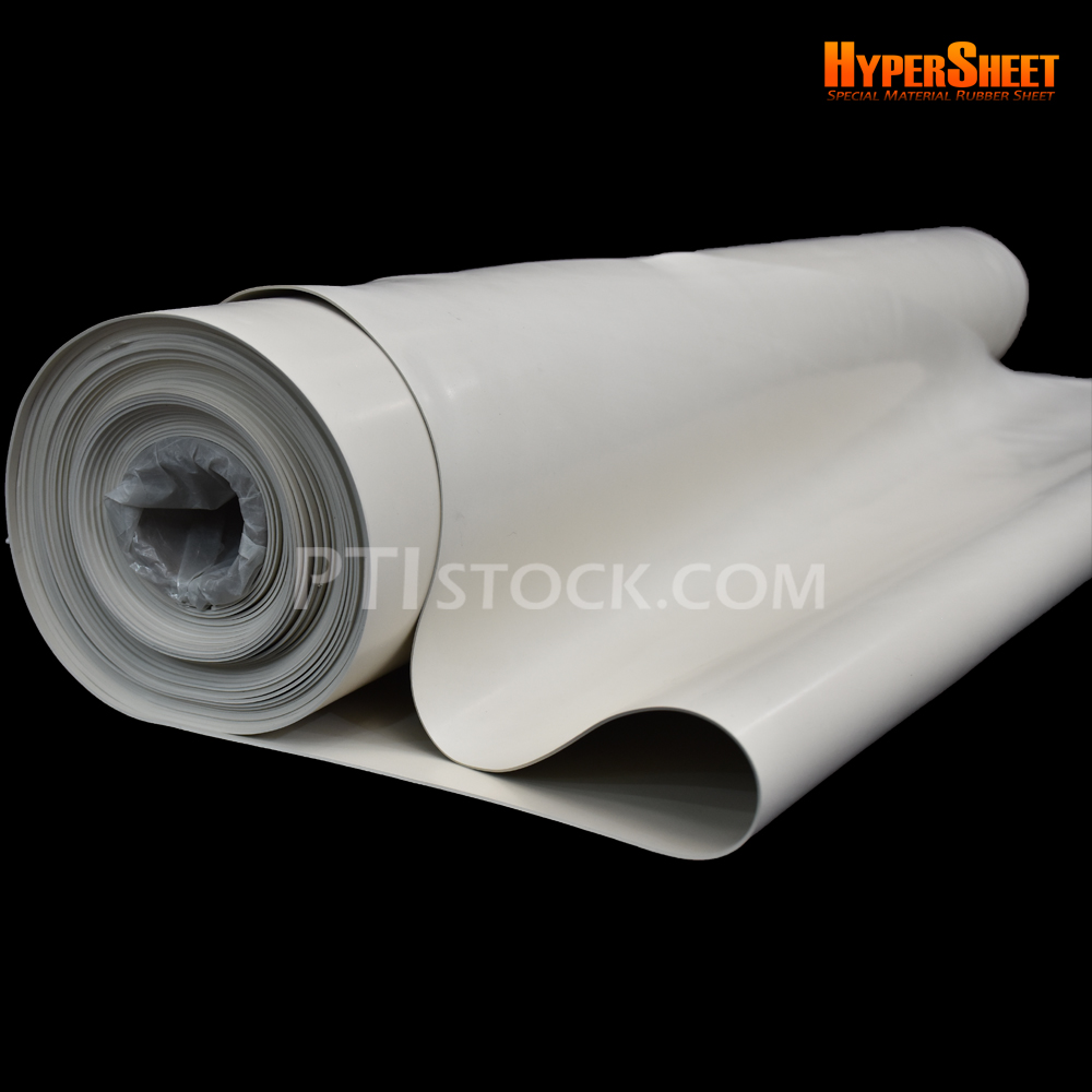 White EPDM Rubber Sheet , Thickness 1mm . Tel 0863077319 ptistock