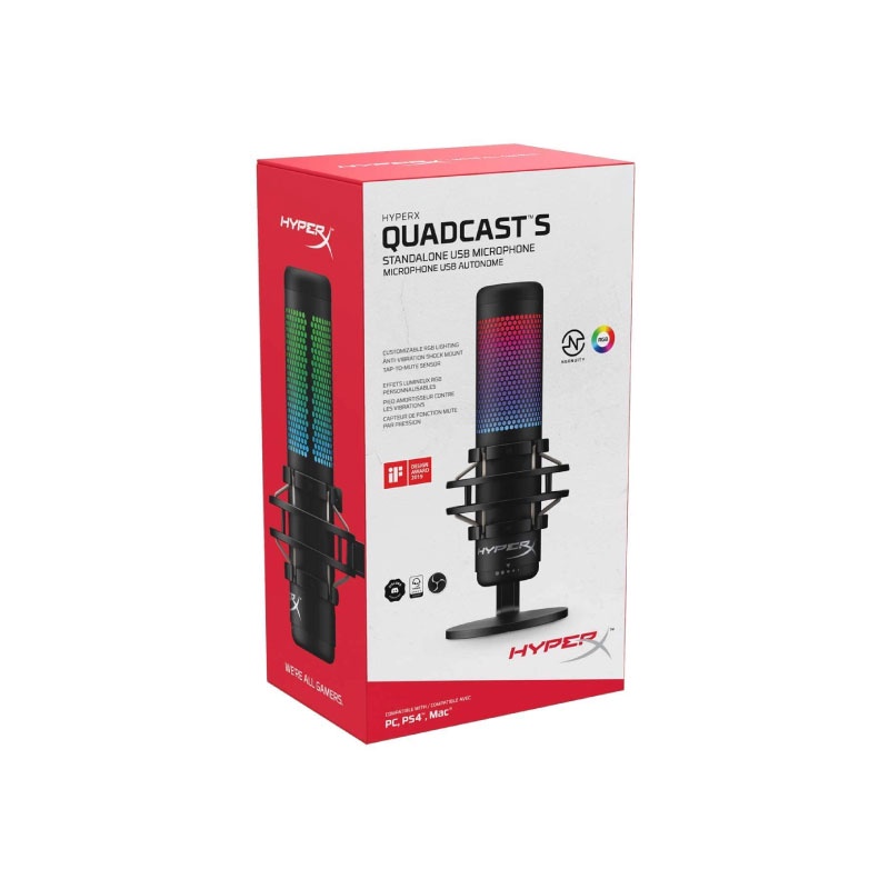 【新品・未開封】HyperX QuadCast S 4P5P7AA HYPERX QUADCAST S MIC (4P5P7AA)