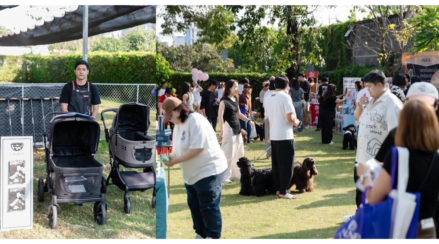 บูธรถเข็นสัตว์เลี้ยง FikaGO ในงาน New Year Cocker Pawty 2026