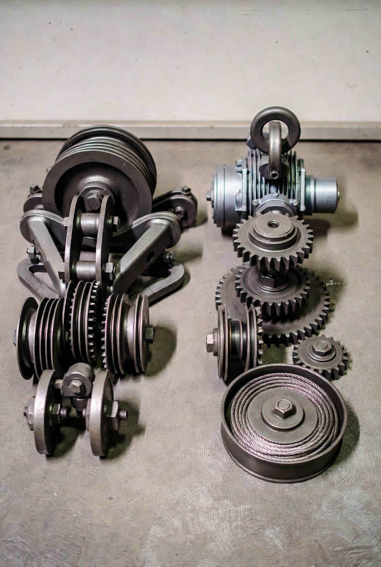 กลุ่มอะไหล่เครนและรอกไฟฟ้า ดรัม เฟือง มอเตอร์ และ pulley คุณภาพอุตสาหกรรม